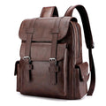 VINTAGE FASHION LEATHER MULTI POCKET BACKPACK 16219572W