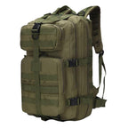 OUTDOOR LARGE CAPACITY MULTIFUNCTIONAL CANVAS BACKPACK