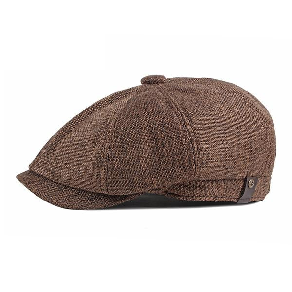 Men's Thin Breathable Retro Casual Beret 05351369M