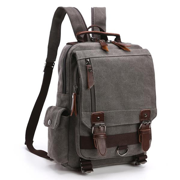 CASUAL CANVAS OUTDOOR TRAVEL BACKPACK 52963602M
